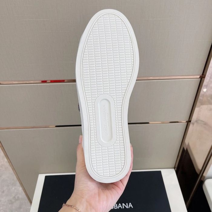 D&G Sneaker / White / Beige