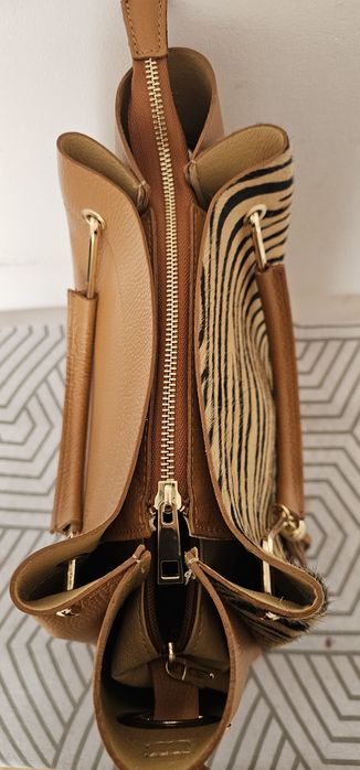 Geanta damă noua din piele naturala Made in Italy