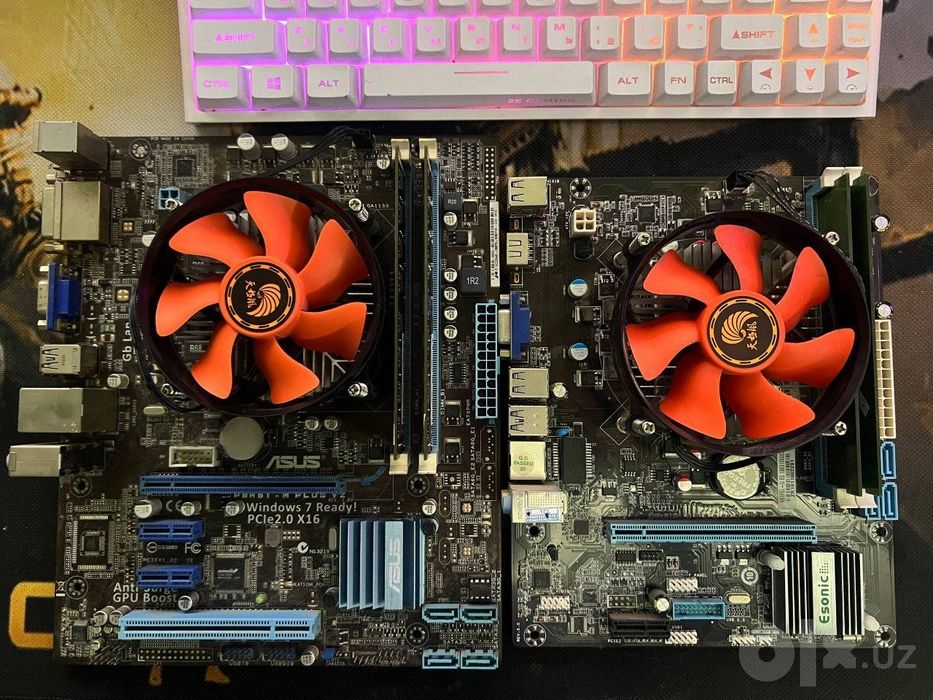 Intel core i3+H61+4gb+kuller