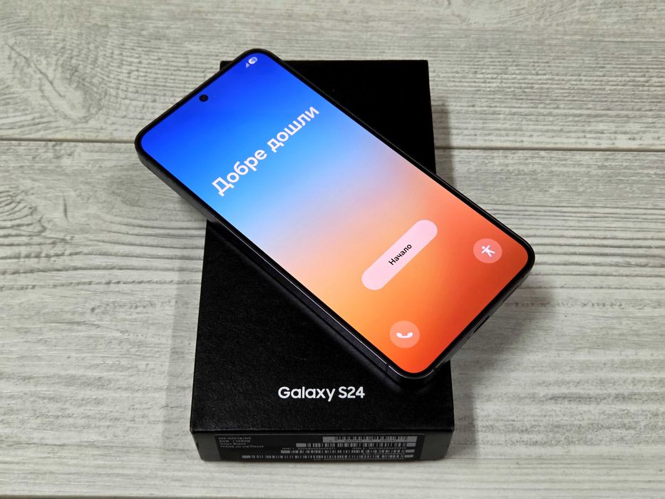 ГАРАНЦИЯ S24 | 128GB | Onyx Black – Като нов Samsung Galaxy с24 телефо