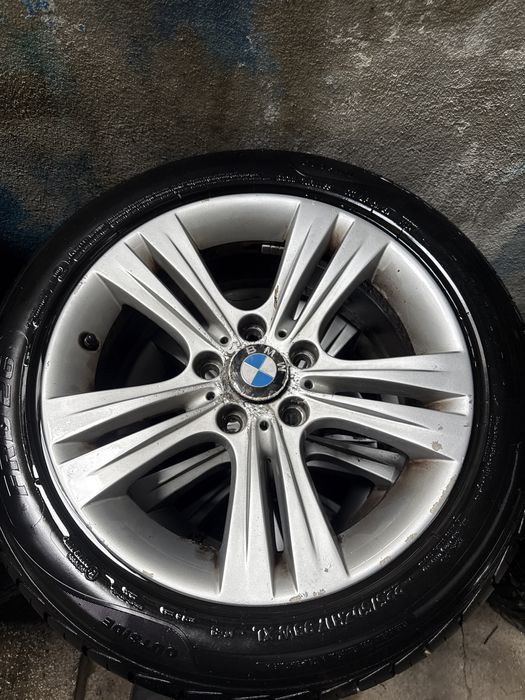 Jante BMW 5x120  Sport Line F30 17” Anvelope de vara noi Senzori presiune roti inclusi