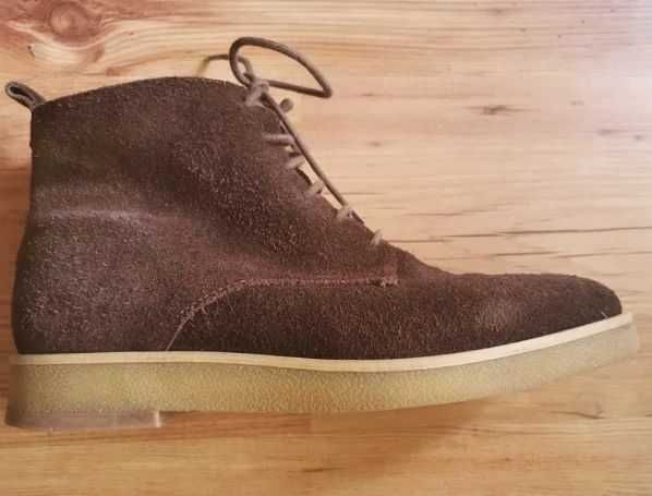 Ghete maro din piele intoarsa, nr 40
