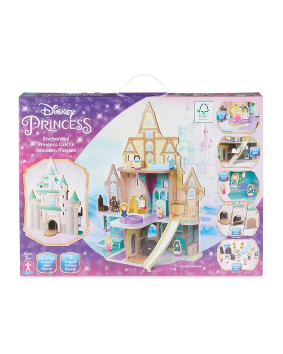 Disney Замък на Принцесите Къща за кукли Дисни Дървена куклена къща