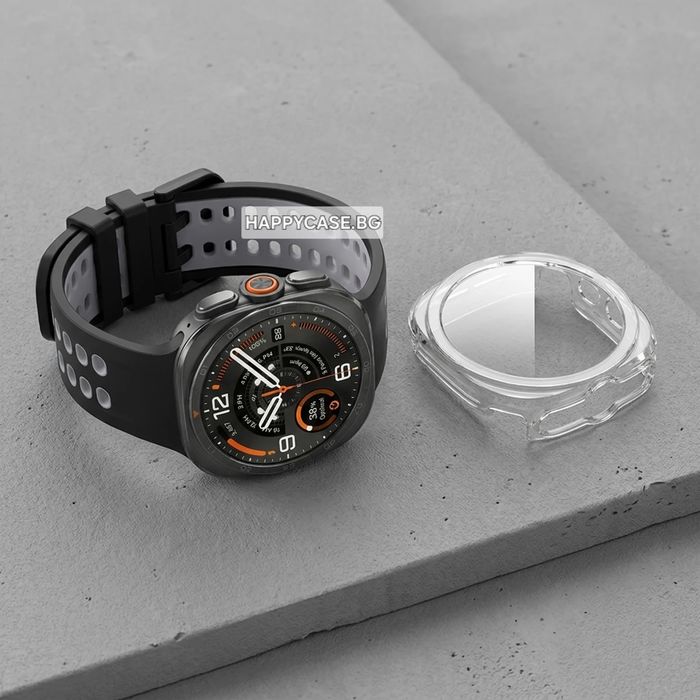 Samsung Galaxy Watch Ultra 2 2026 / 360° Твърд пластмасов кейс с вграден протектор за екран