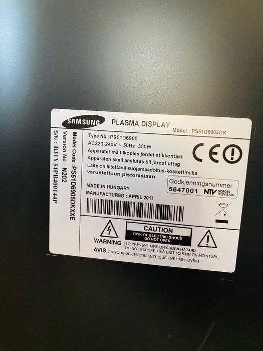 Телевизор Самсунг 51 инча