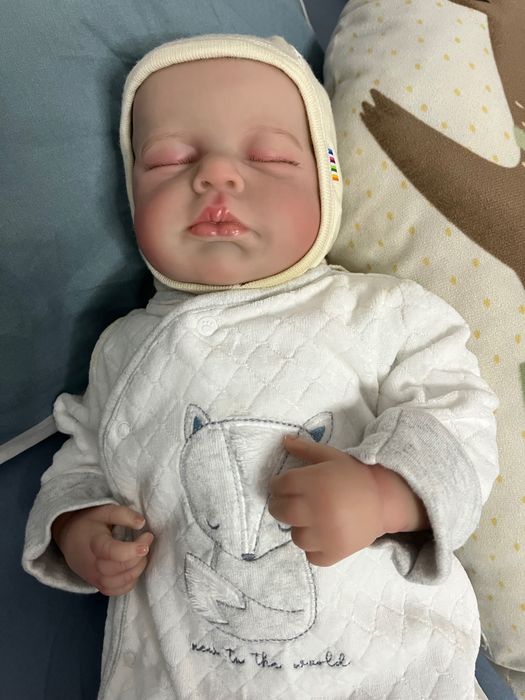 Papusa bebelus reborn nou nascut cadou iepuras