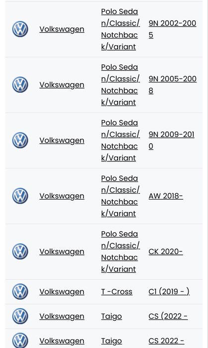 Оригинални Volkswagen задни дискове