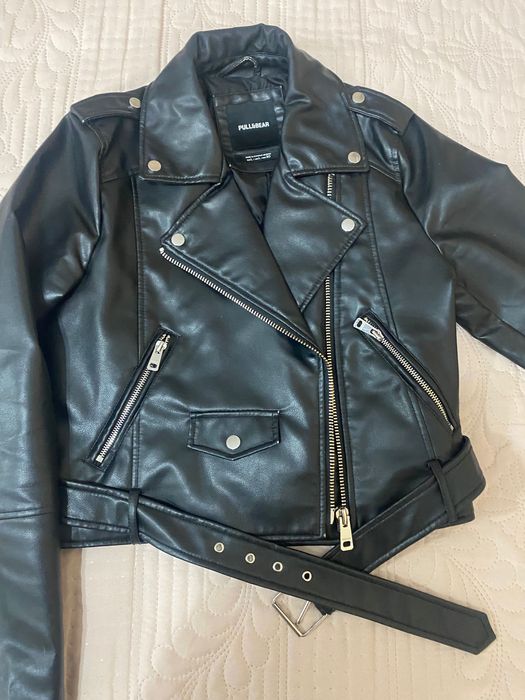 Дамски кожено яке Pull&Bear
