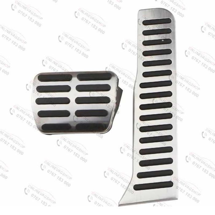 Set pedale inox cutie DSG sau manuala VW Passat B6,B7, CC, Tiguan, Golf 5, Golf 6, Eos, Scirocco, Skoda octavia 2, Seat Leon 1P
