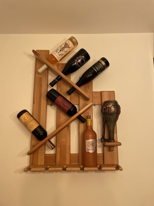 Suport vinuri perete -lemn