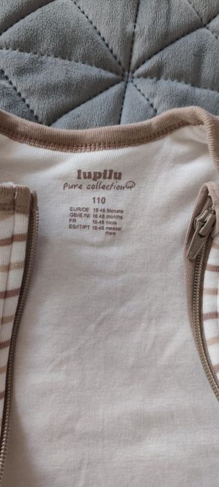 Sac de dormit bebe 18 -36 luni, Bumbac Bio, hipoalergenic