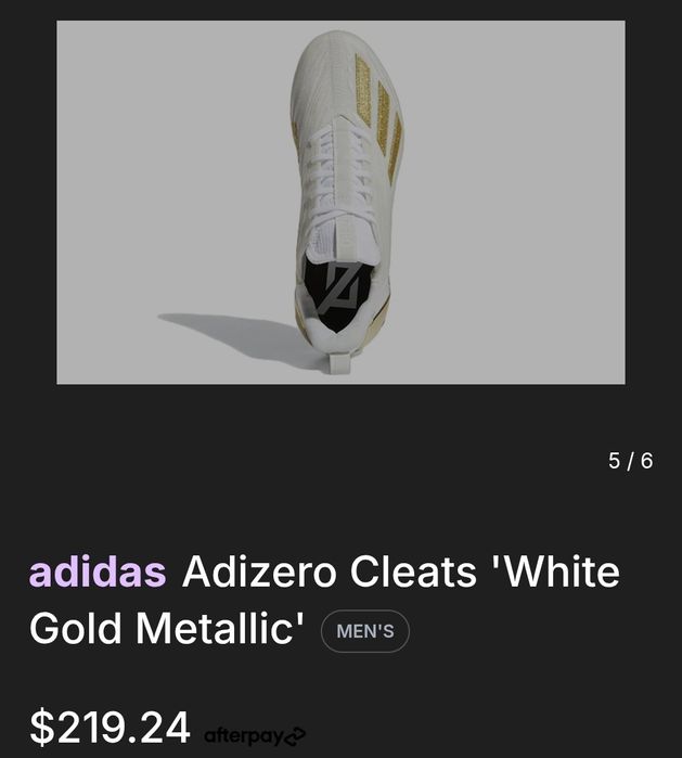 Ghete de fotbal  Adidas Adizero Gold