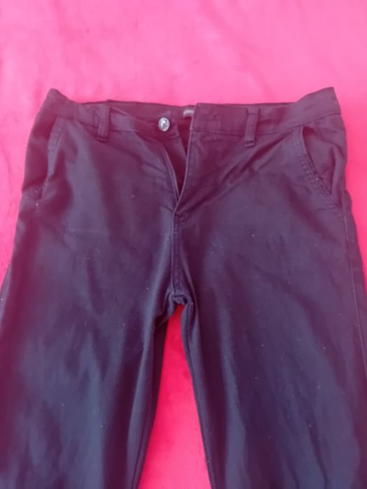 Pantalon de școală băiețel 10 - 12 ani, culoarea bleumarin