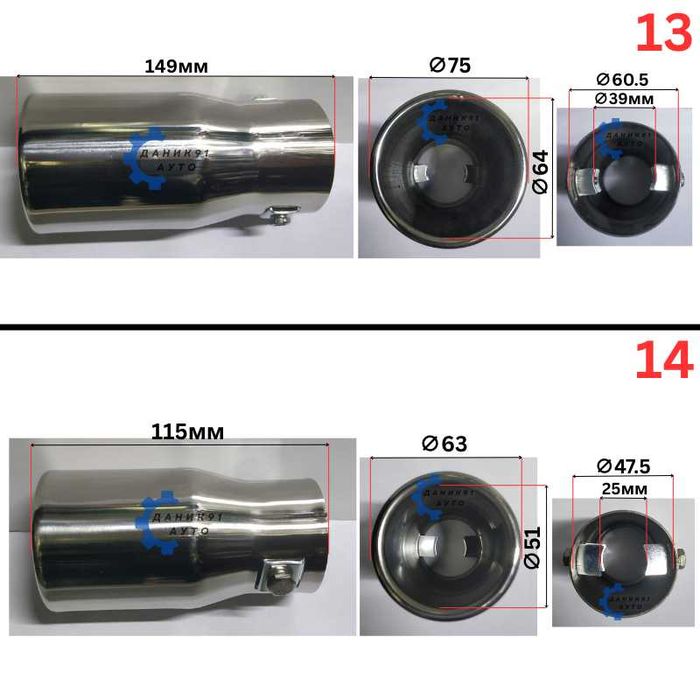 Накрайници за ауспух