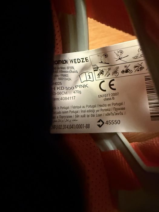 2x Casca si ochelari schi pentru copii 53-56cm, 48-52