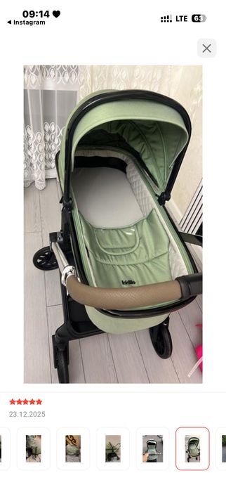 Коляска Kidilo 3 блока в отличном состоянии