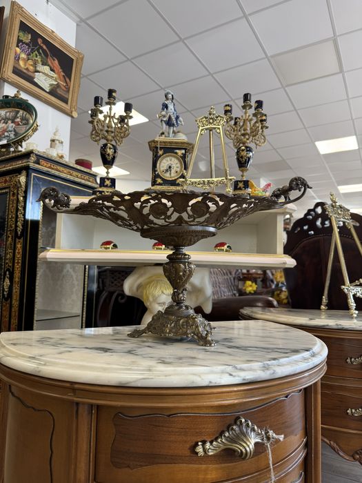 Fructiera baroc din bronz masiv