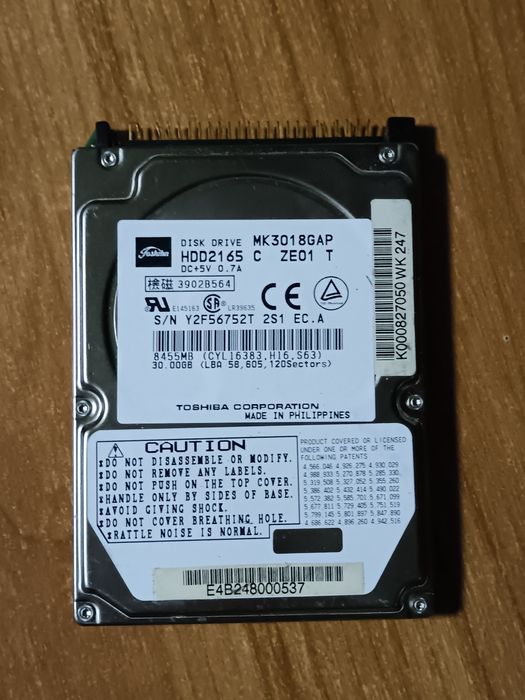 HDD2165- 30.00GB