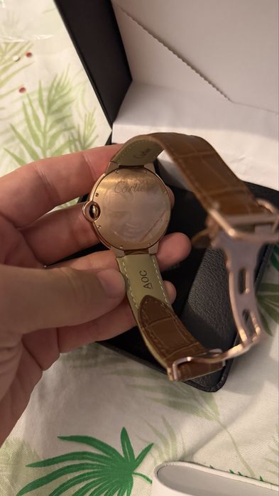 Cartier часы розовое золото