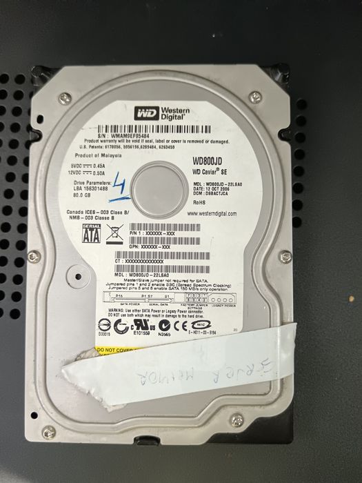 WD800   HDD-80GB