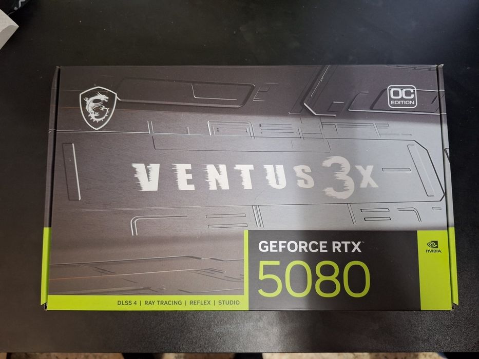 Видеото карта MSI Nvidia GeForce RTX 5080 VENTUS X3 OC
