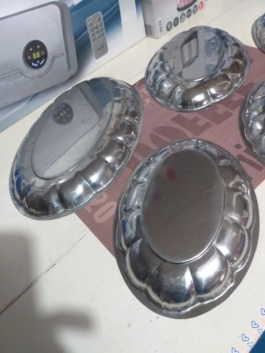 Set 5 Tavite Din Inox Marimi Diferite