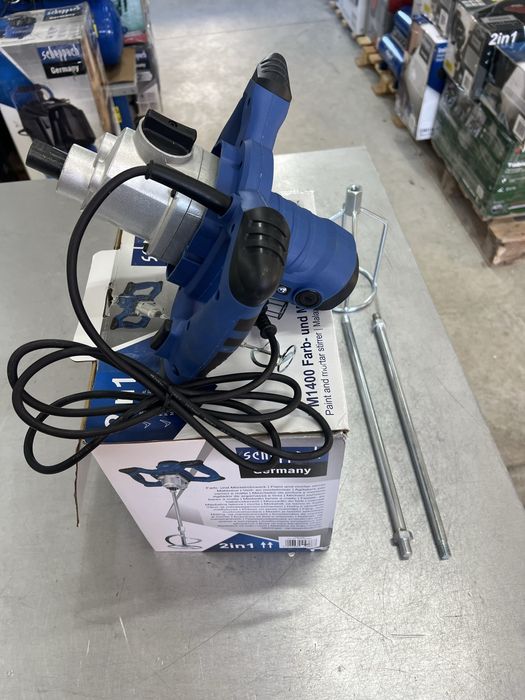 Миксер за строителни разтвори / Бъркалка Scheppach PM1400- чисто нов