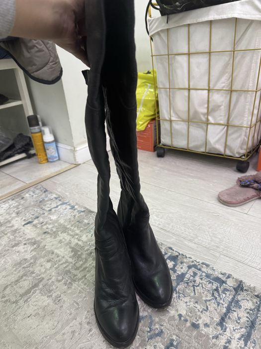 ботфорты scooter кожанные