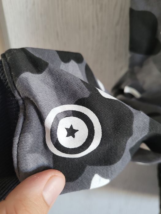 Bape camo shark hoodie размер М