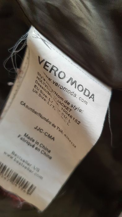 Geaca / trench lung maro Vero Moda