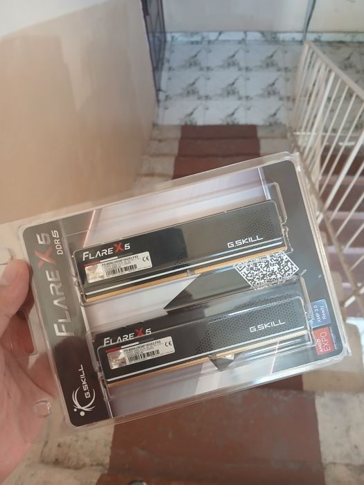 Новый G.Skill Flare X5 (EXPO/XMP) 32GB (2x16GB) DDR5 6000MHz CL36