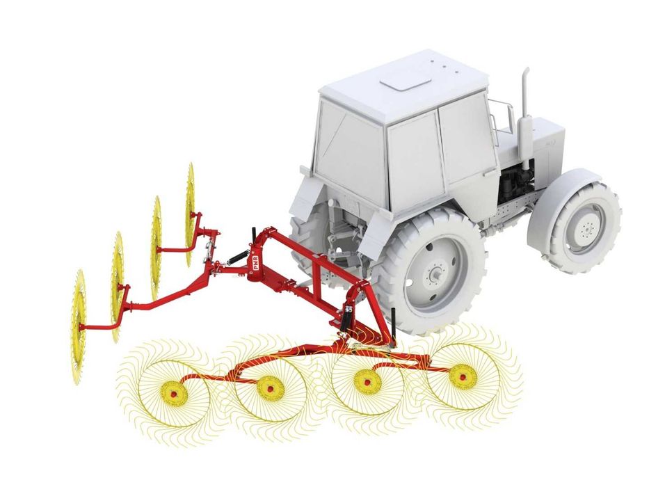 Грабли навесные PWR 8 HARVEST