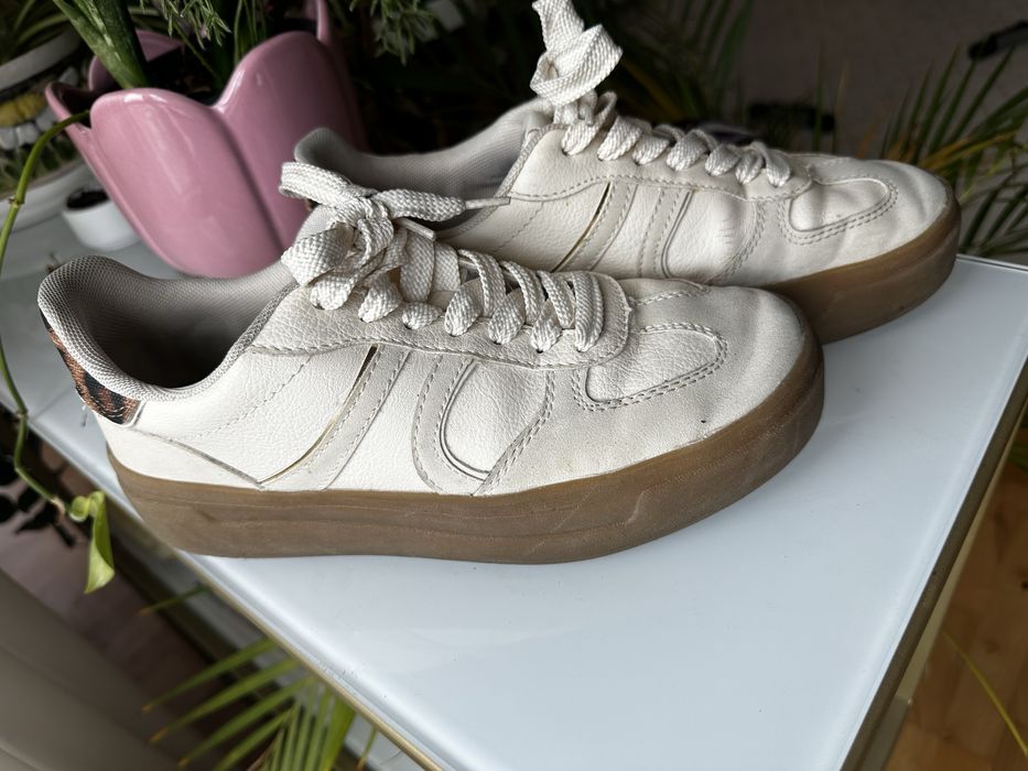 Бели Кецове с леопардова принт - 38 номер