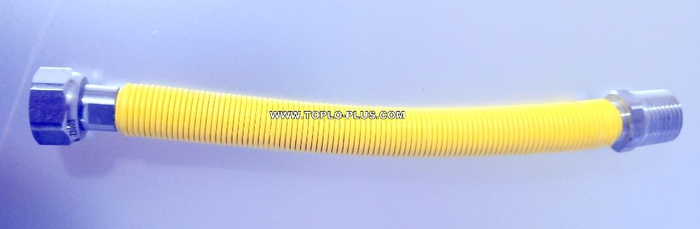 Мека връзка за газ 3/4 м/ж 300-600мм