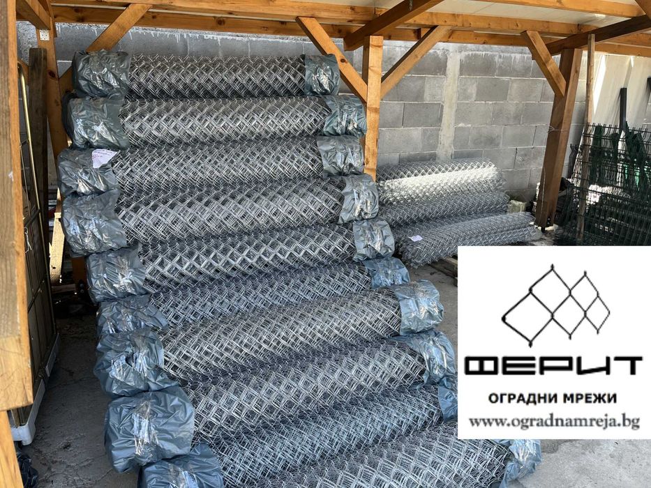 Мрежа оградна от твърд поцинкован тел, склад София