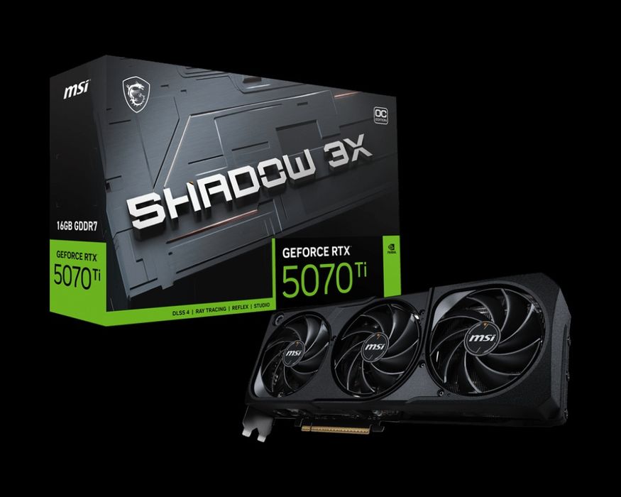 Msi Rtx 5070ti 16gb shadow 3x