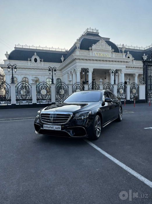 Mercedes-Benz S-Class W222 haydovchi bilan | VIP va biznes transfer