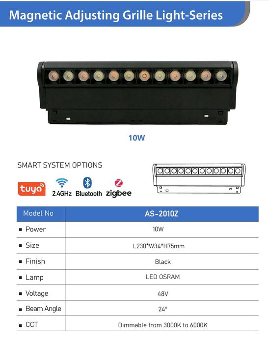 Магнитные трековые светильники умный дом smart home track lights rels