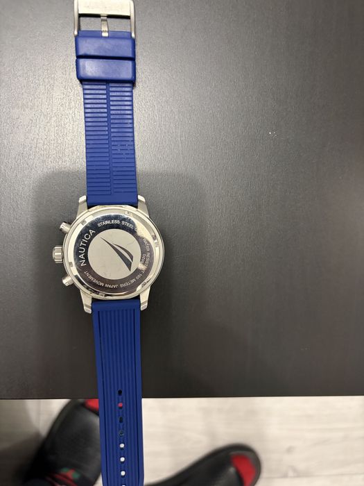 Ceas Nautica Chronograph Blue Dial