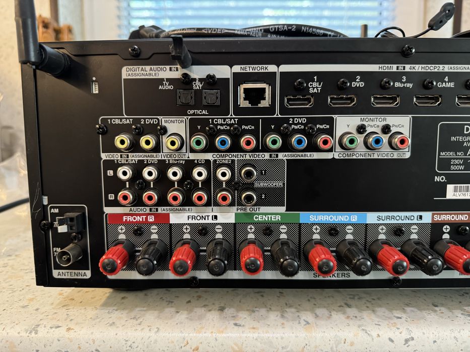 Denon AVR-X2400H комплект Качествен ресовър