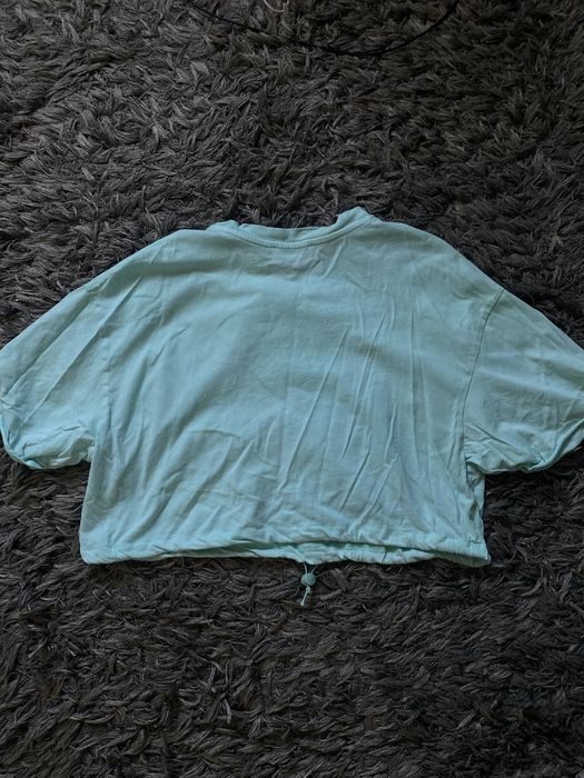 tricou bershka turcoaz