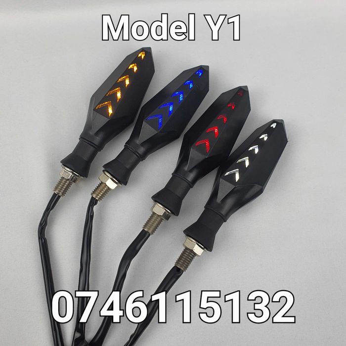 Semnalizare-Semnalizari LED Dinamice-Atv Moto Cross Motocicleta-Y1