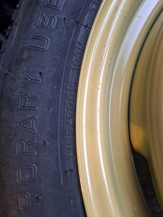 Roata de rezerva Slim Honda Mazda Toyota Kia Hyundai 155 90 R18 5x114