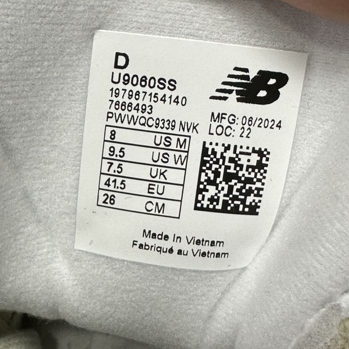 New Balance 9060 Tan/Off White U9060SS