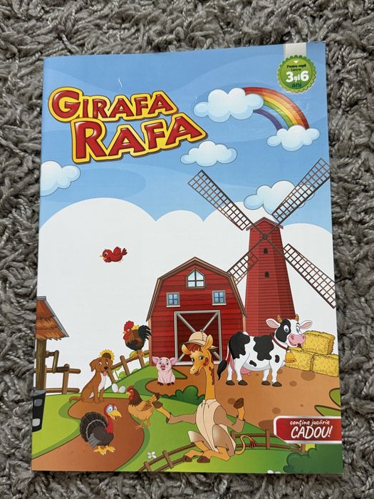 Set carti Girafa Rafa 3-6 ani