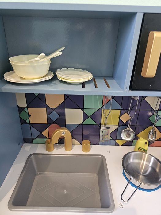 Дървена детска кухня