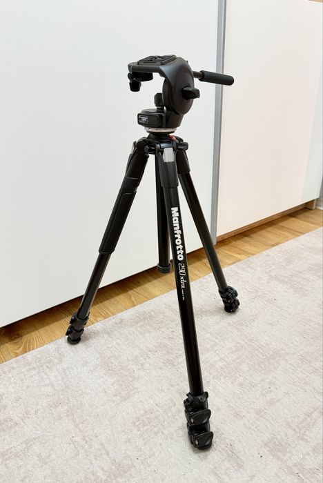 Trepied profesional Manfrotto - 290 Xtra | 128RC Fluid Head - Aluminiu