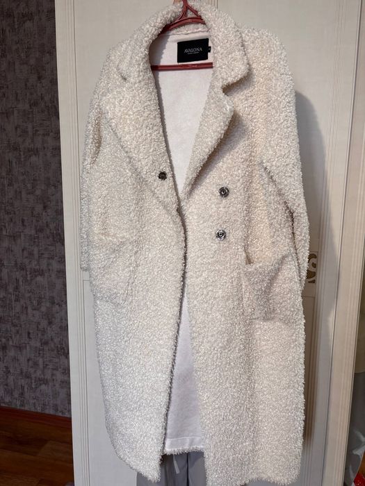 Шуба тедди белая