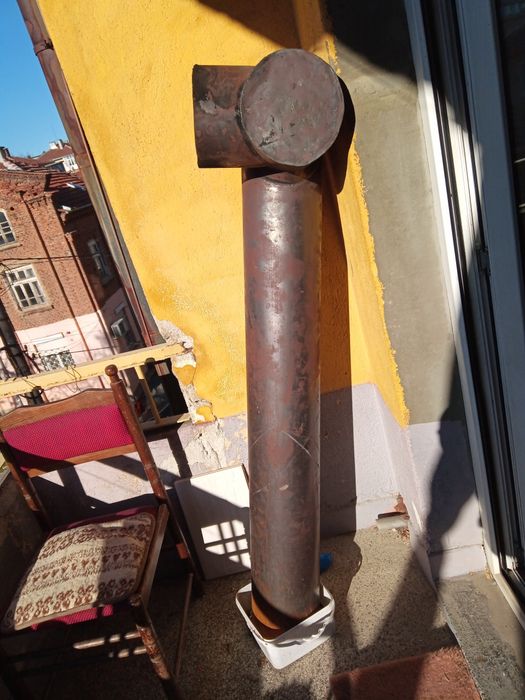 Метална тръба Дебелина на ламарината -2-2.5мм. подх. за коминно тяло