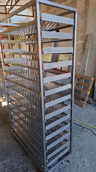 Căruț inox patiserie